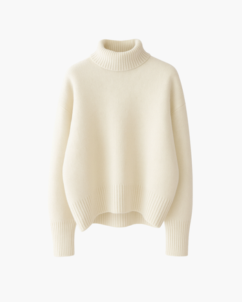 Women's Luxe High Neck Knit Sweater