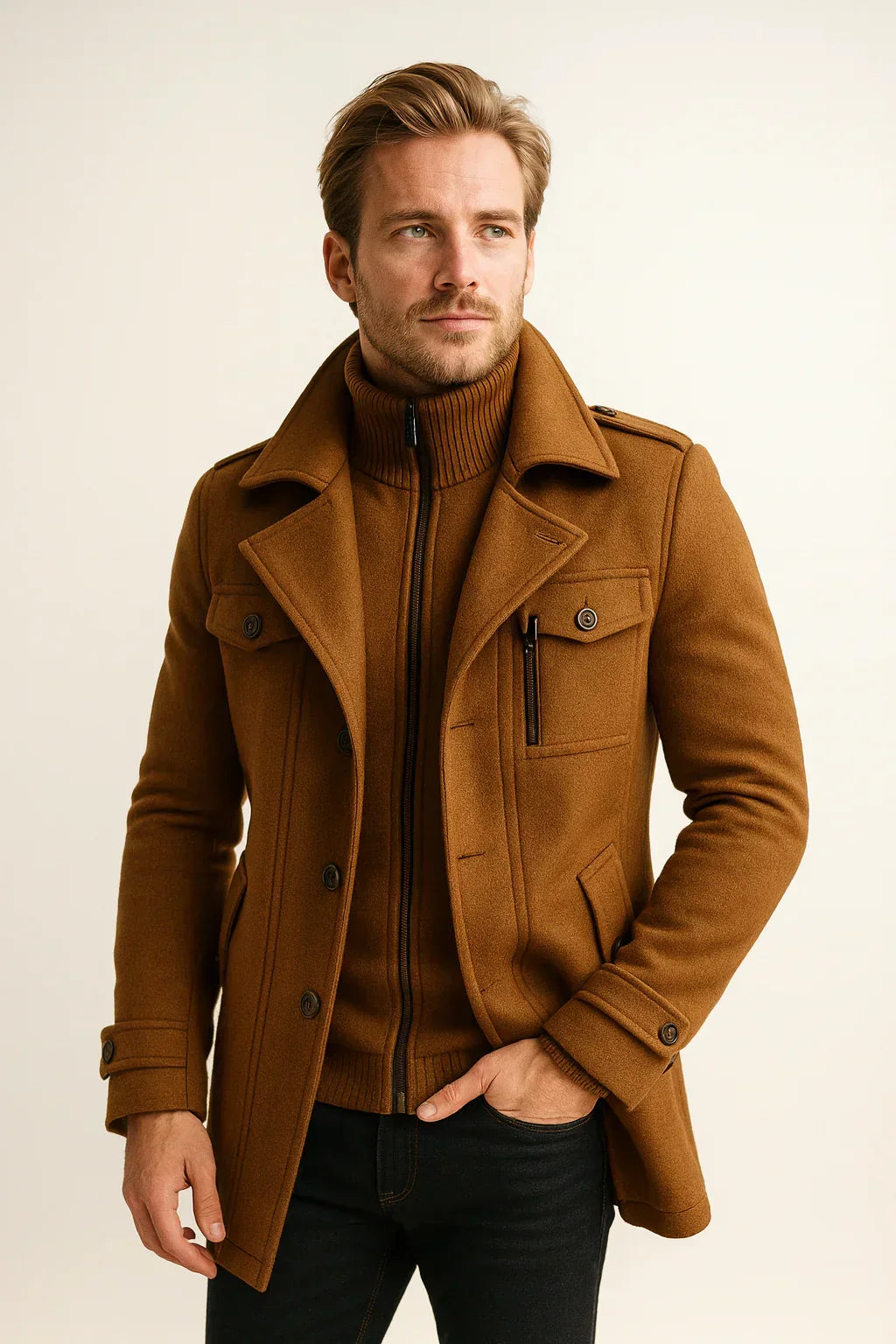 MARCUS TAILORED WINTER OVERCOAT