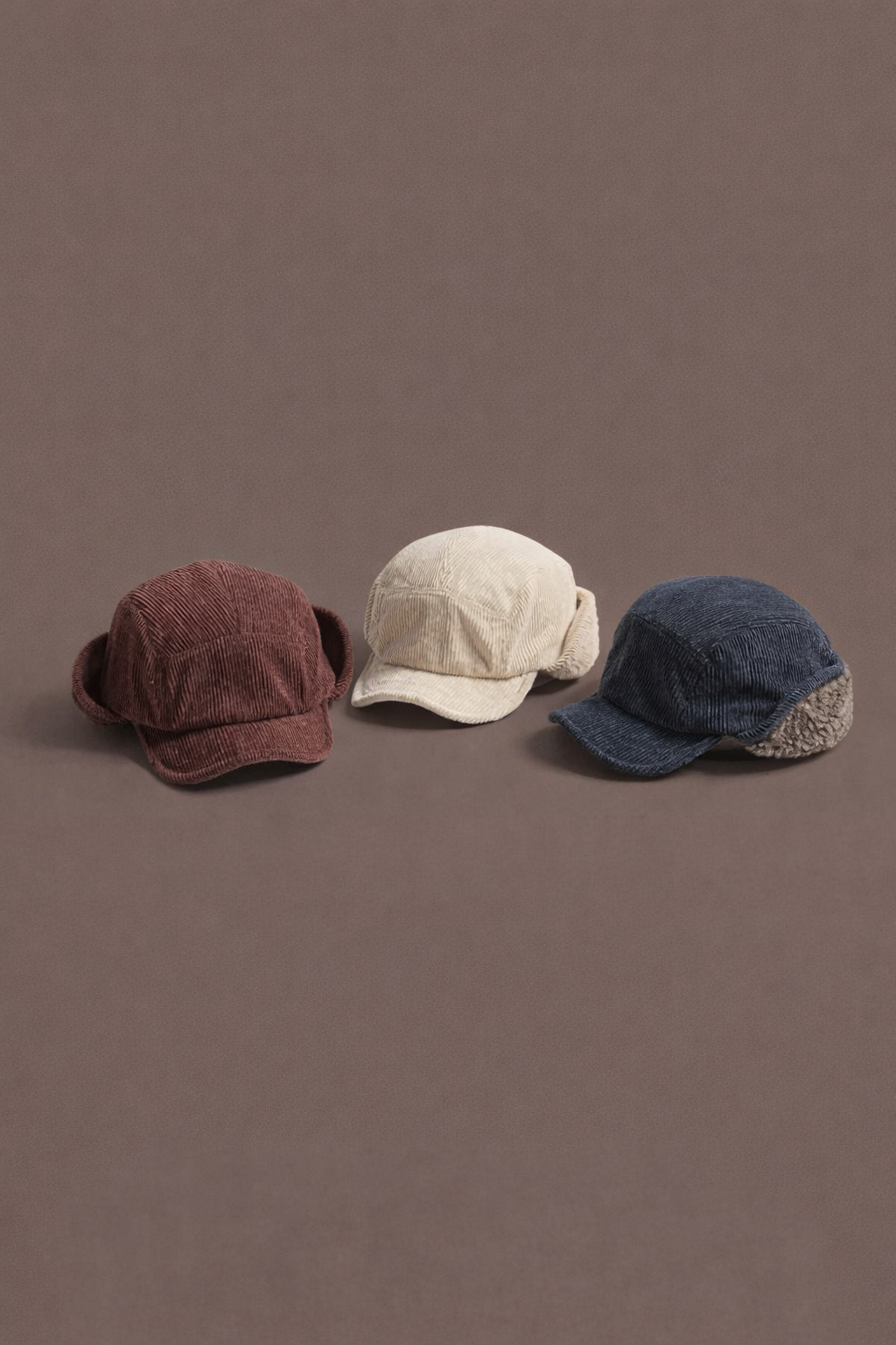 FROSTLINE CORDUROY EARFLAP CAP
