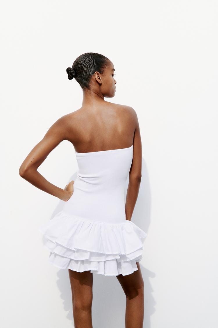 CONTRAST DRESS