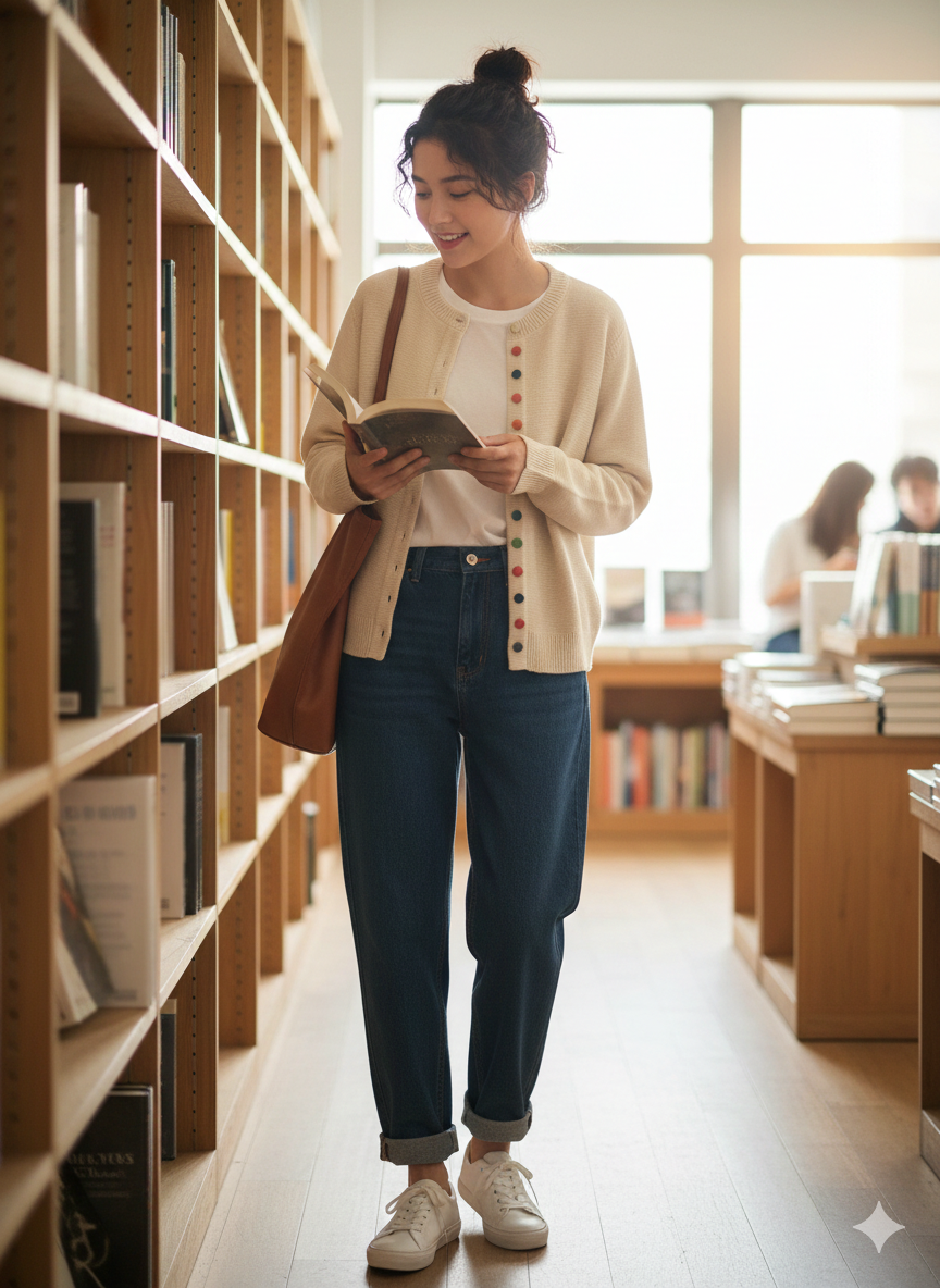 THE KELLY | Women's Grace Button-Detail Cardigan