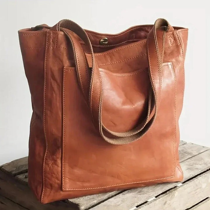VALLENA | MODERN LEATHER TOTE BAG