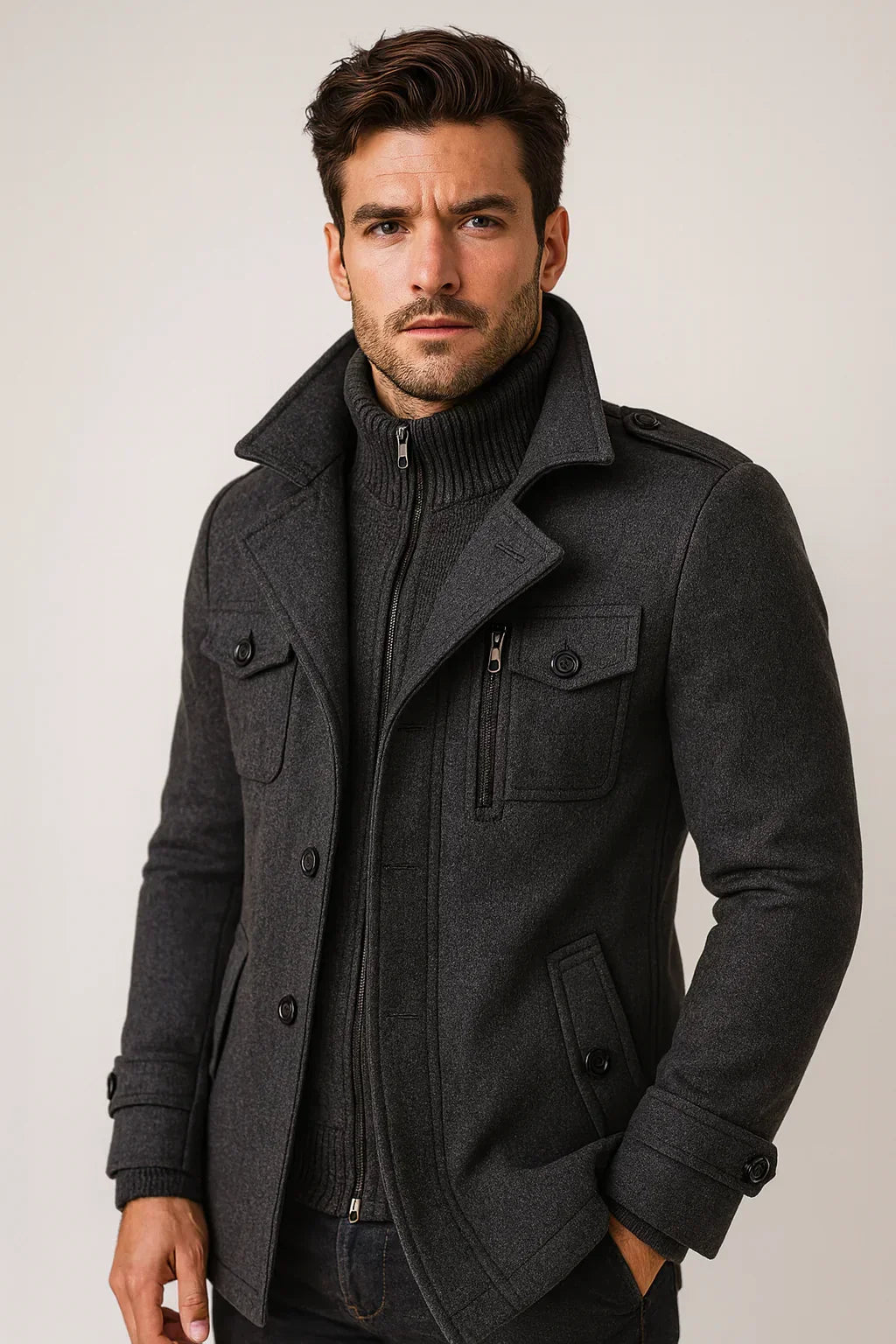 MARCUS TAILORED WINTER OVERCOAT