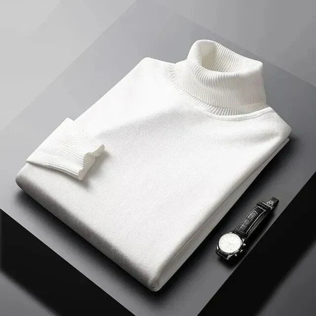 HIGH NECK KNIT JUMPER