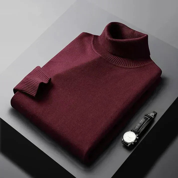 HIGH NECK KNIT JUMPER