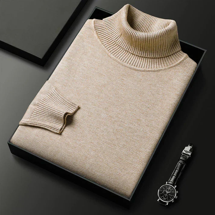 HIGH NECK KNIT JUMPER