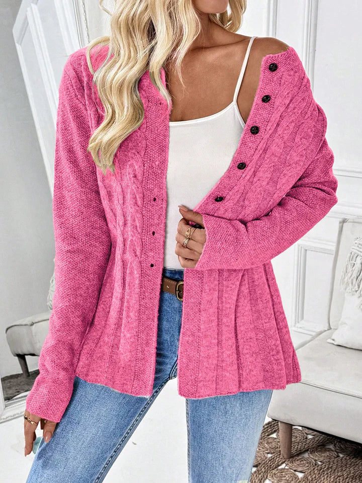Caroline Ribbed Cardigan
