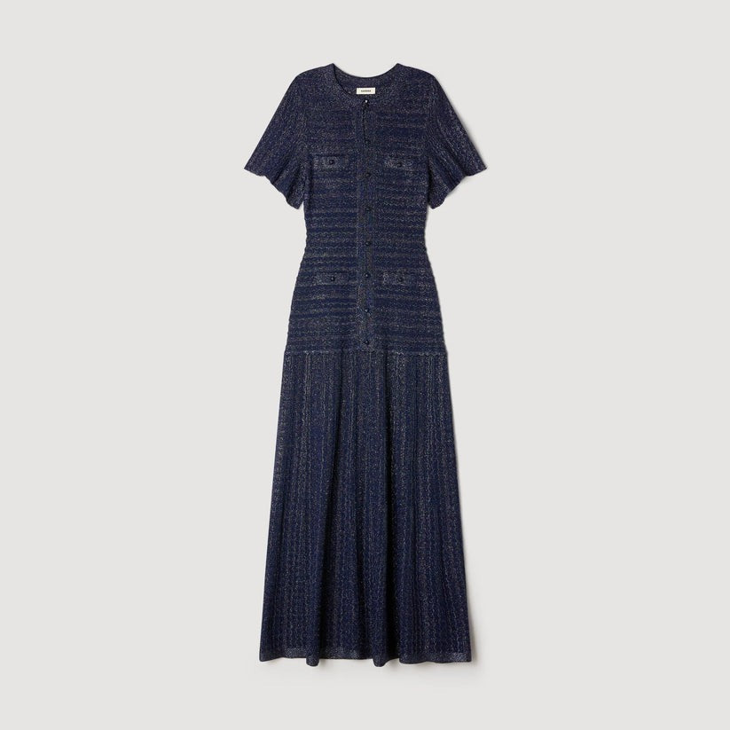 ELVIRA | SPARKLE KNIT MAXI DRESS