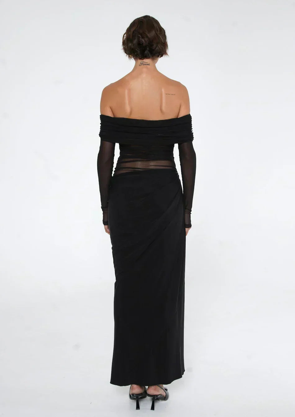 SHEER MAXI DRESS