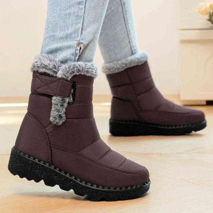 FLEECE LINED ANKLE BOOTS