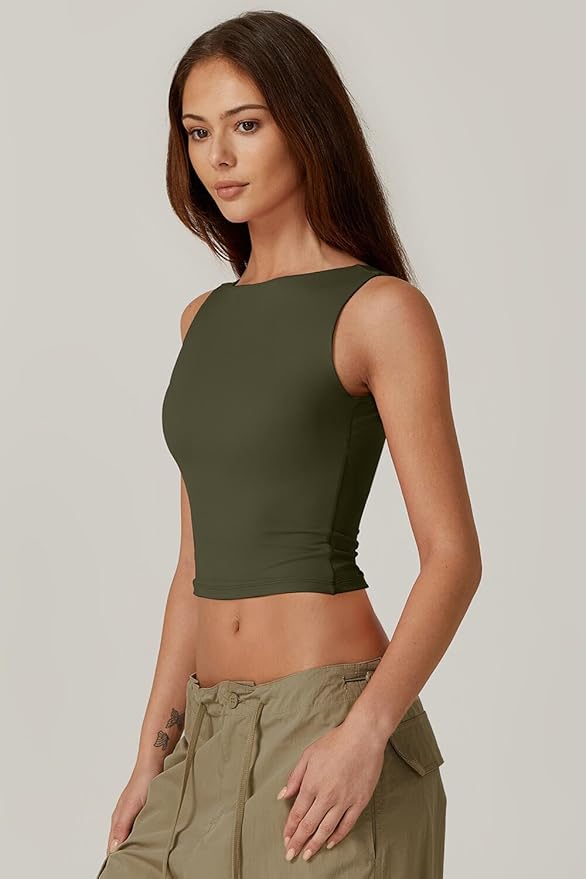 OPEN BACK CROP TOP