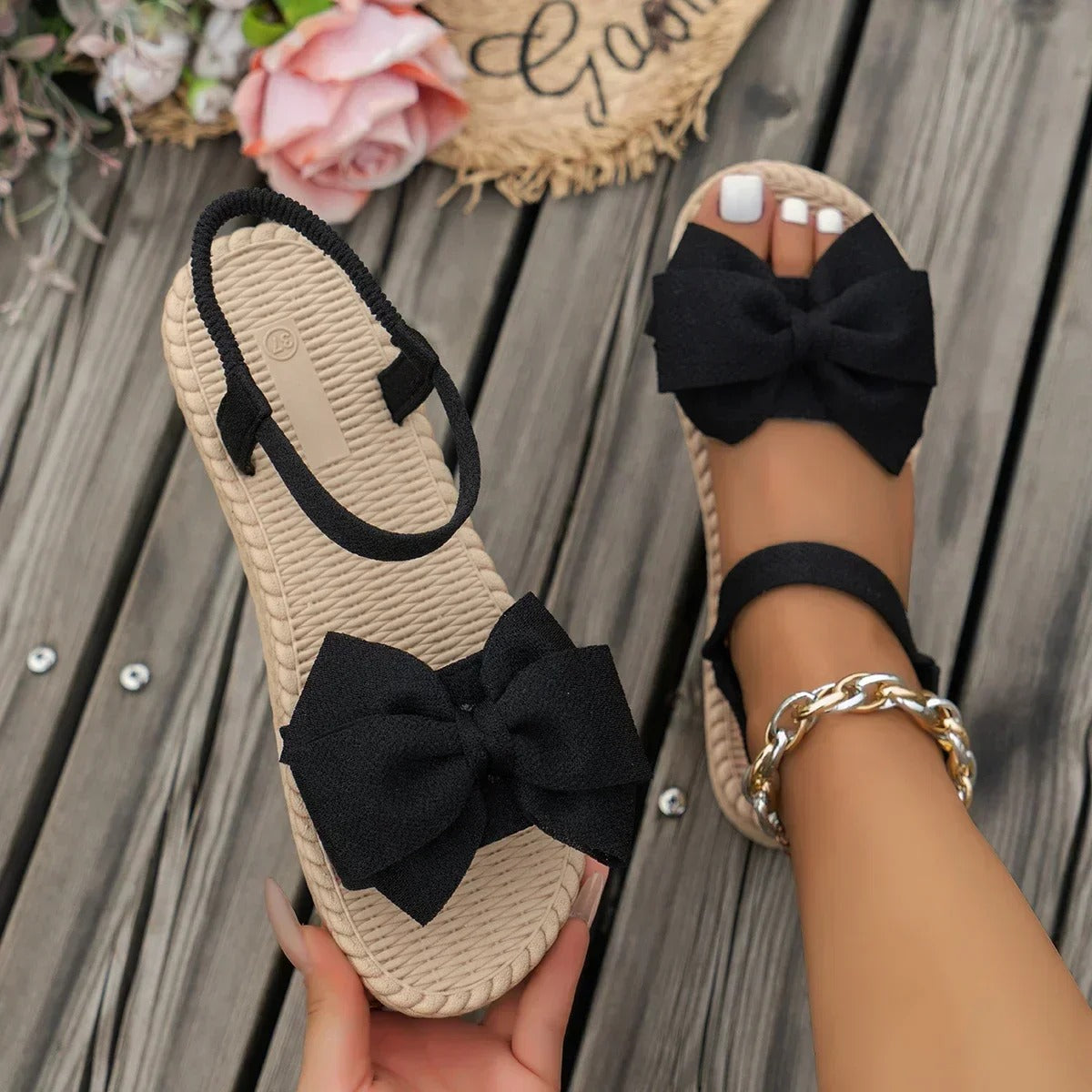 Bella Bow | Soft Comfort Summer Sandals
