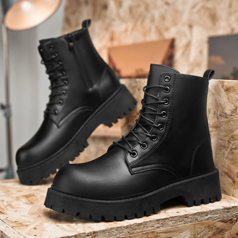 Atlas | Rugged Lace-Up Combat Boots