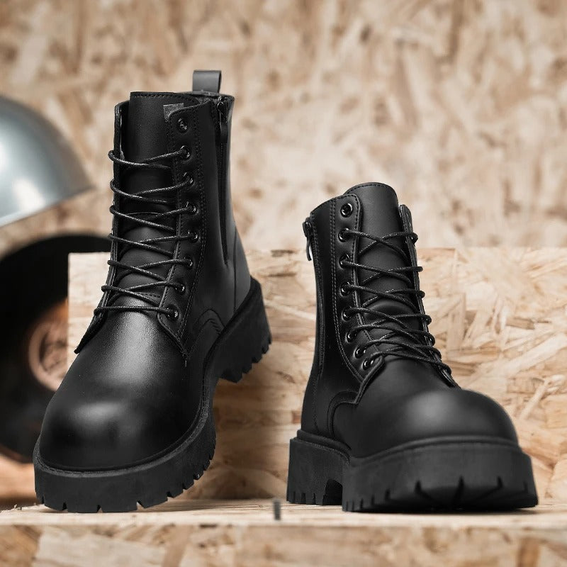 Atlas | Rugged Lace-Up Combat Boots