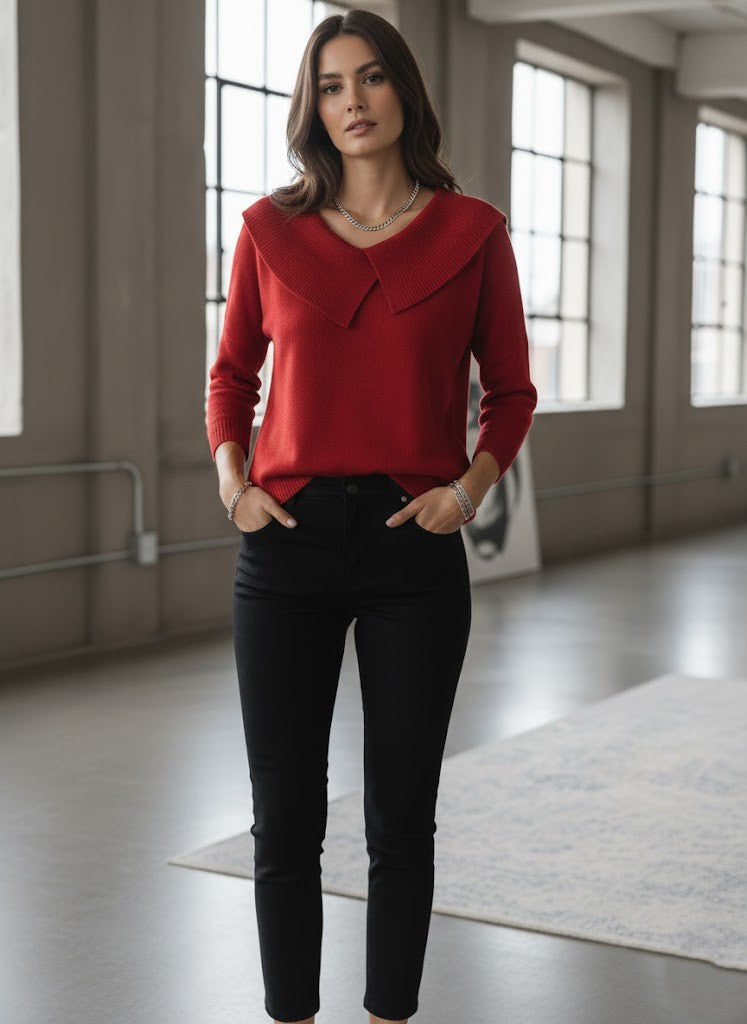 LUCIA | ELEGANT WARM KNIT SWEATER