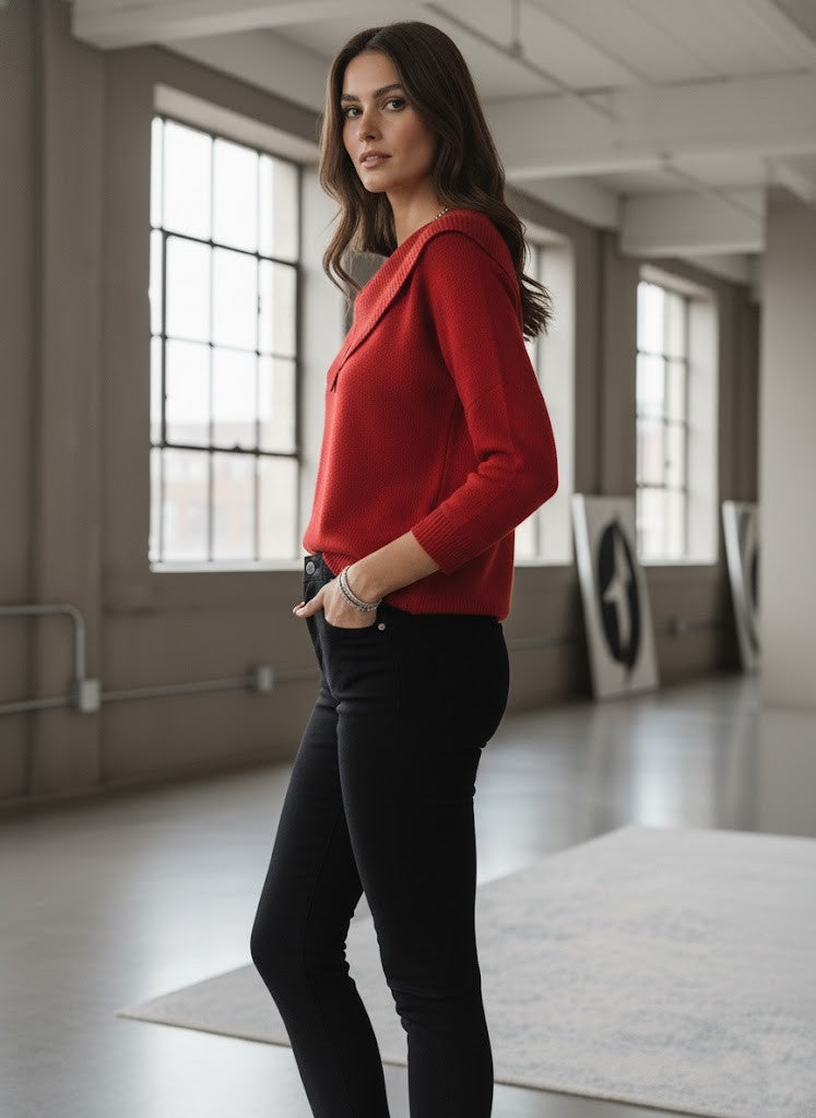 LUCIA | ELEGANT WARM KNIT SWEATER